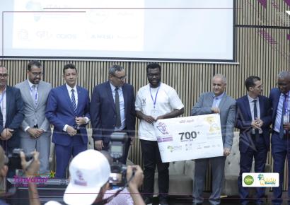 جوانب من الدور النهائي لمسابقة أحسن تطبيق طلابي إفريقي للهاتف المحمول BAMA24، المنظم من طرف المعهد العالي للرقمنة