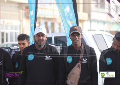 جوانب من توزيع إفطار بنكيلي، الشريك اليومي للمواطنين، من مقاطعة عرفات "كارفور نانسي".